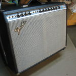 image of Guitar Amplifier Repair of 70s Fender Twin Reverb with new grill cloth